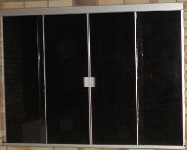 Temperbox vidraçaria - Janela de vidro fum de 1500x1000